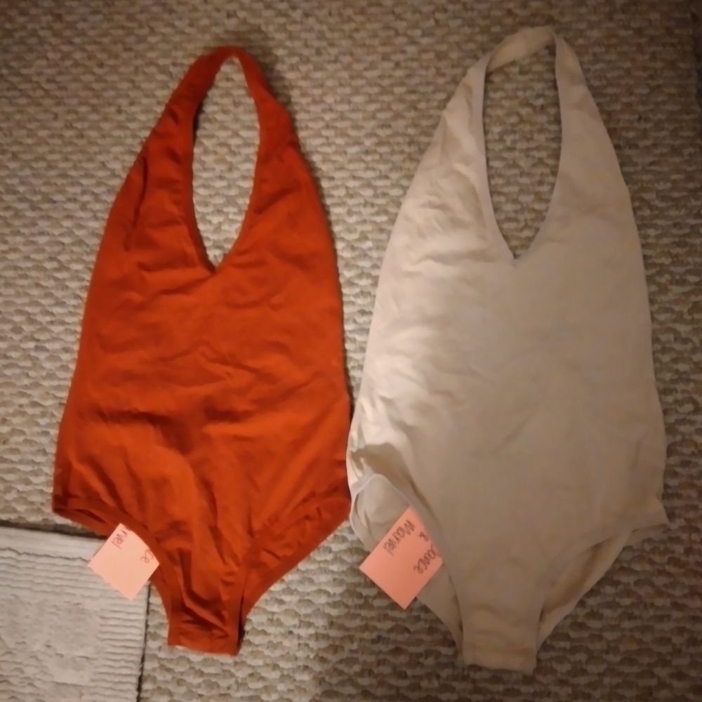 (2) Dance & Marvel bodysuits